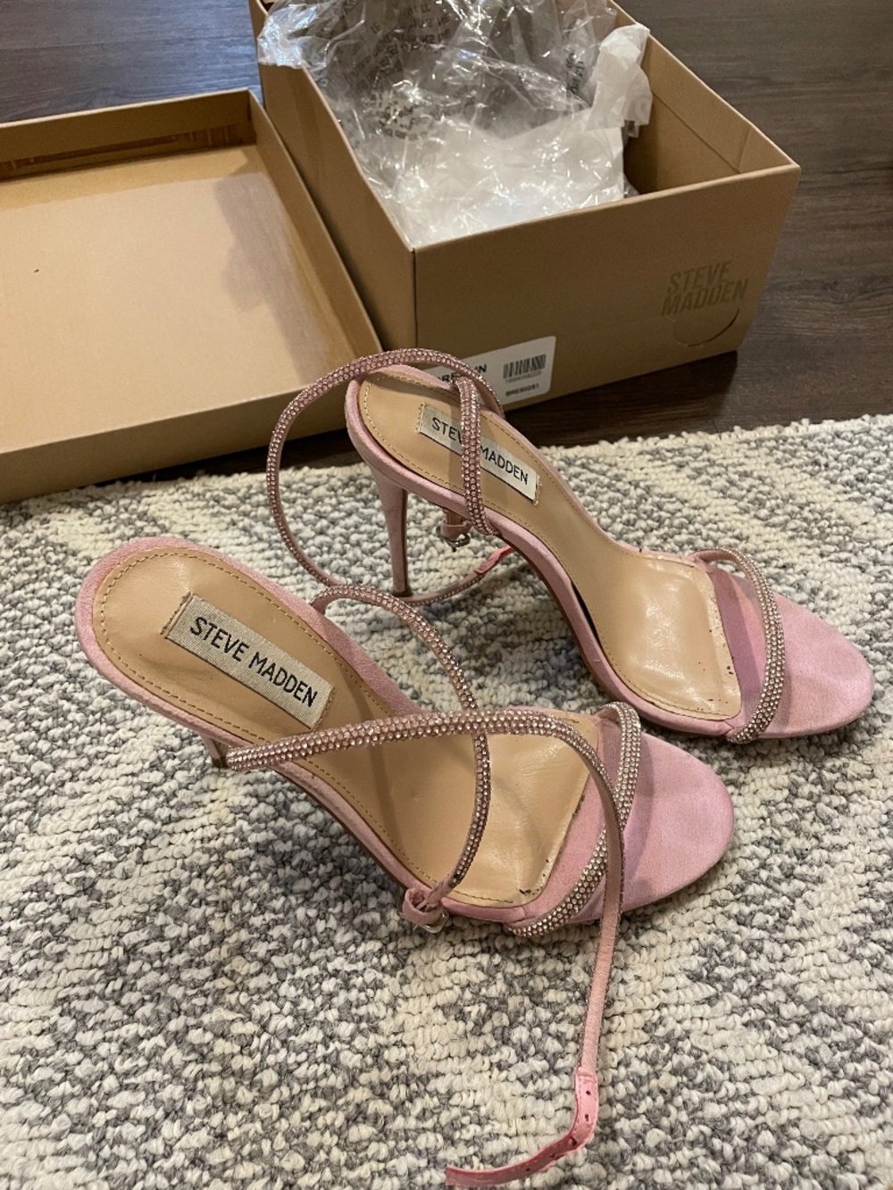 Steve Madden breslin pink heels size 9